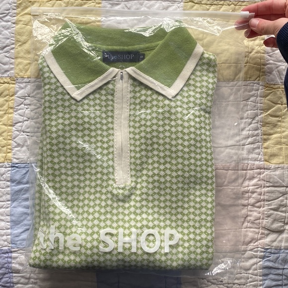 Men’s Knit Collared Tee - Picture 5 of 5